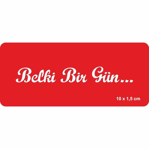 Belki Bir Gün Tattoo Geçici Dövme Şablonları Kına Kalıpları ürün görseli 1