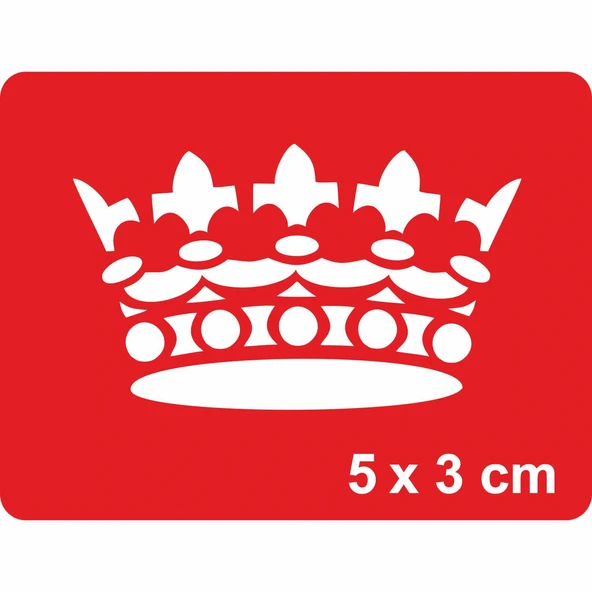 Kraliyet Tacı Tattoo Geçici Dövme Şablonları Kına Kalıpları ürün görseli 1