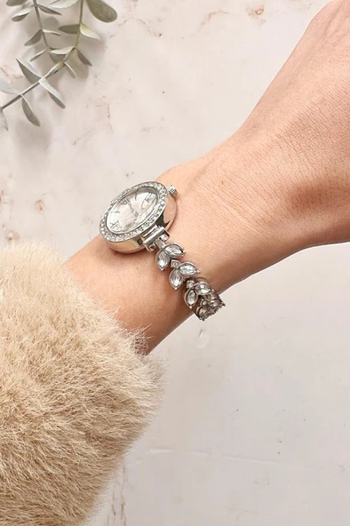 Dienna Gri Taşlı Kadın Kol Saati - 2
