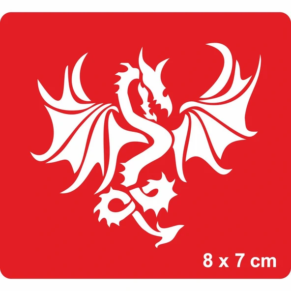 Ejderhanın Kuyruğu Sonsuzluk Tattoo Geçici Dövme Şablonları Kına Kalıpları ürün görseli 1