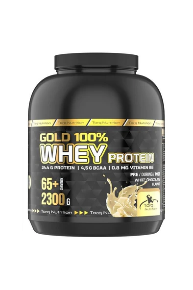 Torq Nutrition Gold %100 Whey Protein Tozu Beyaz Çikolata 2300 Gr - 65+ Servis