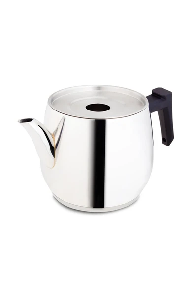 Jumbo Lubin Bakalit Saplı Çelik Çaydanlık - 4