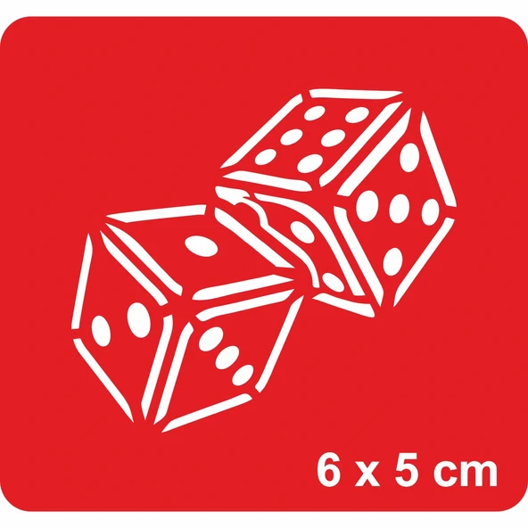 Kemik Zar  Tattoo Geçici Dövme Şablonları Kına Kalıpları ürün görseli 1