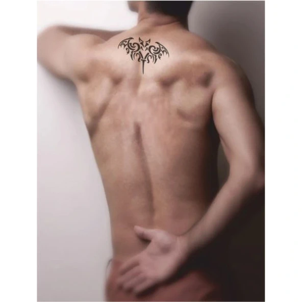 Dev Yarasa Tattoo Geçici Dövme Şablonları Kına Kalıpları - 2