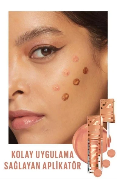 Maybelline New York Sunkisser Likit Allık - 05 Blazing Blush - 5