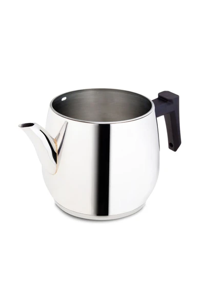 Jumbo Lubin Bakalit Saplı Çelik Çaydanlık - 5