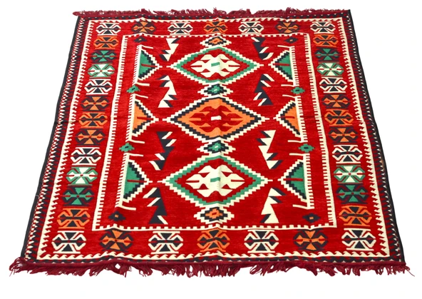 Etnik Motifli Otantik Dekoratif Kilim Desenli Halı (120cmx180cm) M4 - 3
