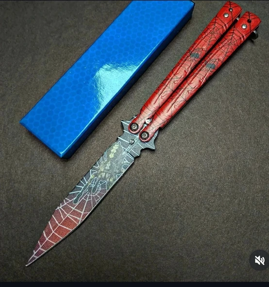 AlsepeteAvm Örümcek Desenli Kelebek