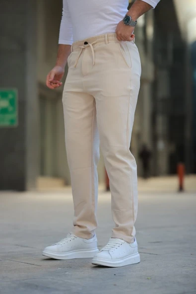 Erkek Beli Bağcıklı Jogger Pantolon - 2