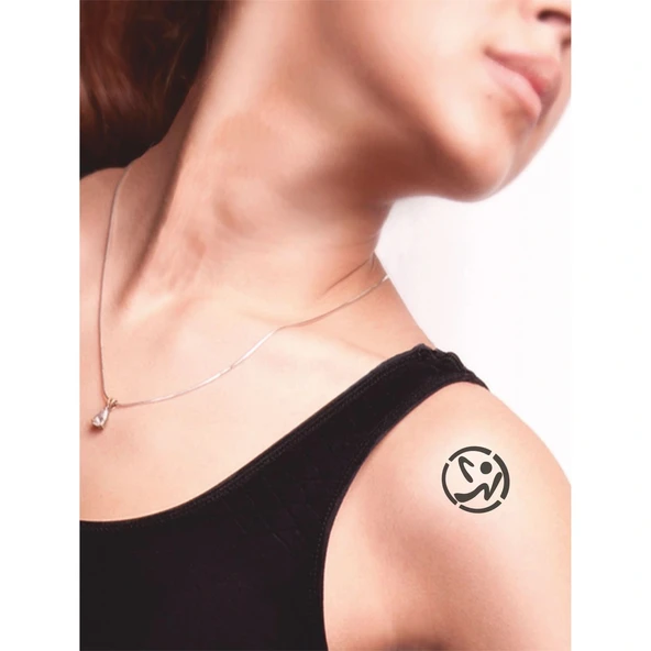 Latin Esintili Zumba Dansı Tattoo Geçici Dövme Şablonları Kına Kalıpları - 2