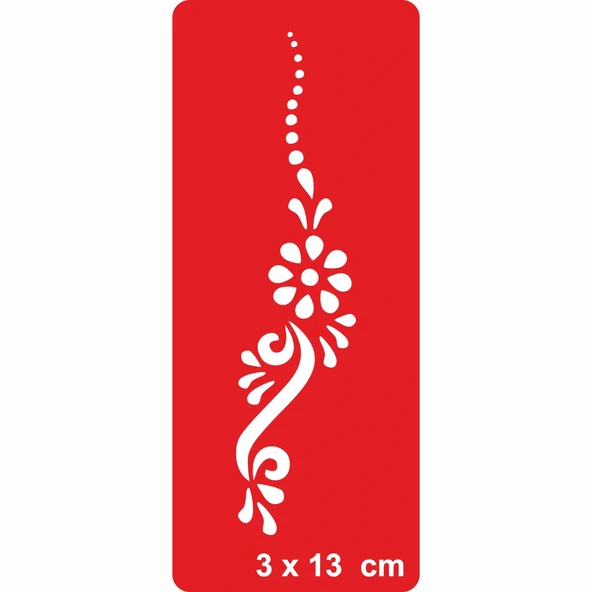 Kına Motifi 60 Tattoo Geçici Dövme Şablonları Kına Kalıpları ürün görseli 1