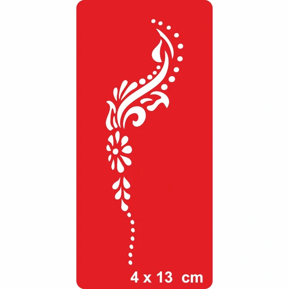 Kına Motifi 56 Tattoo Geçici Dövme Şablonları Kına Kalıpları ürün görseli 1