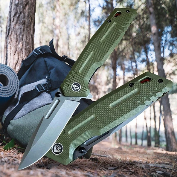 Chongming CM130 Haki Titanyum Kamp Çakısı