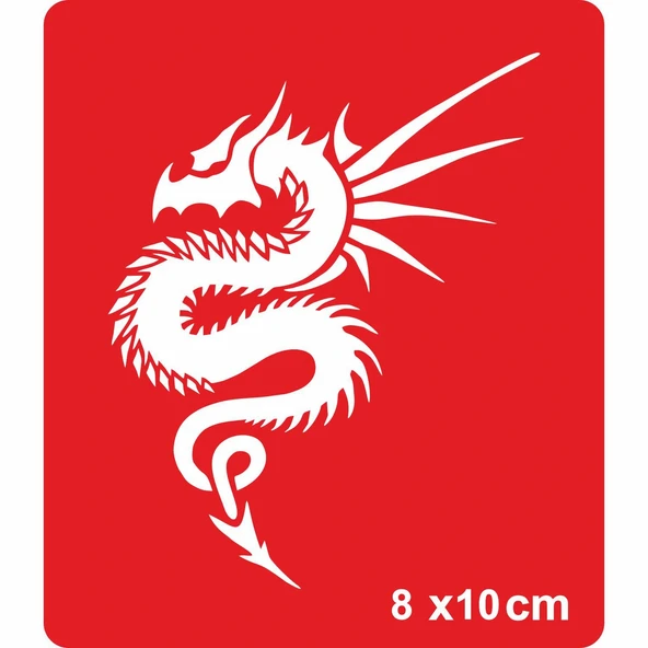 Dikenli Yılan Ejderha Tattoo Geçici Dövme Şablonları Kına Kalıpları ürün görseli 1