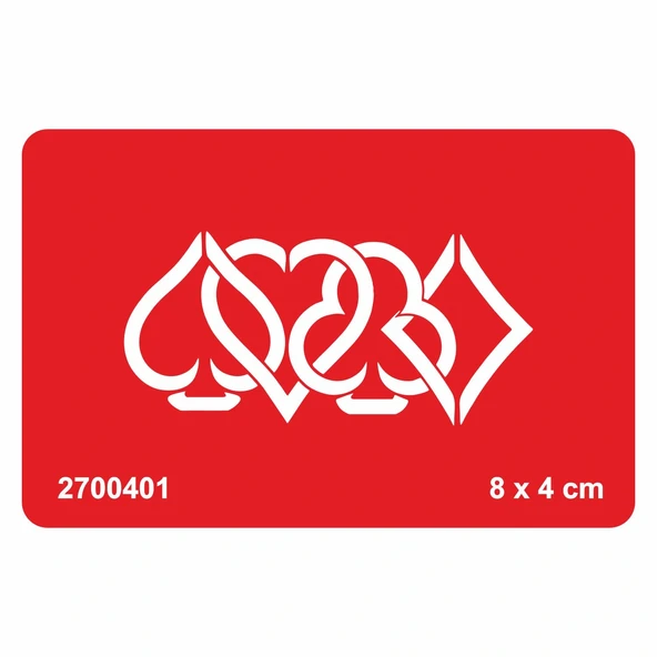 İskambil Tattoo Geçici Dövme Şablonları Kına Kalıpları ürün görseli 1