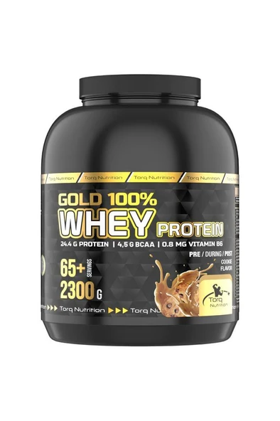Torq Nutrition Gold %100 Whey Protein Tozu Kurabiye 2300 Gr - 65+ Servis