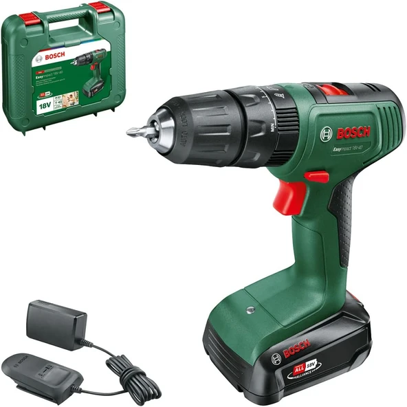 Bosch EasyImpact 18V-40 Tek Akülü 2 Ah Darbeli Vidalama Makinesi ürün görseli