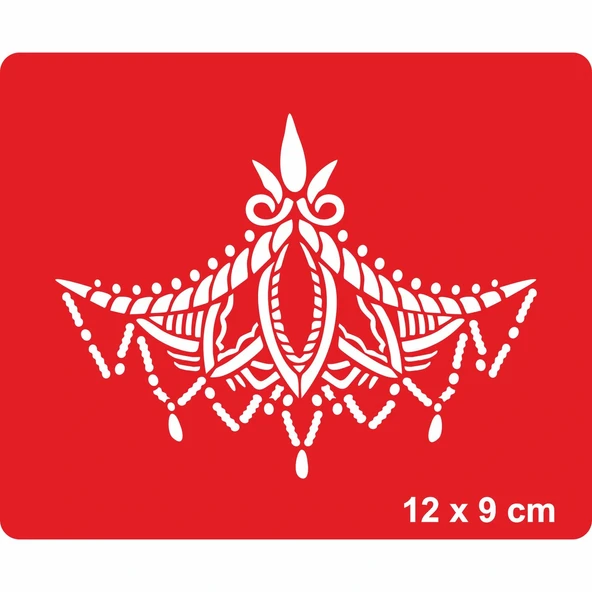 Dantel Motifi 257 Tattoo Geçici Dövme Şablonları Kına Kalıpları