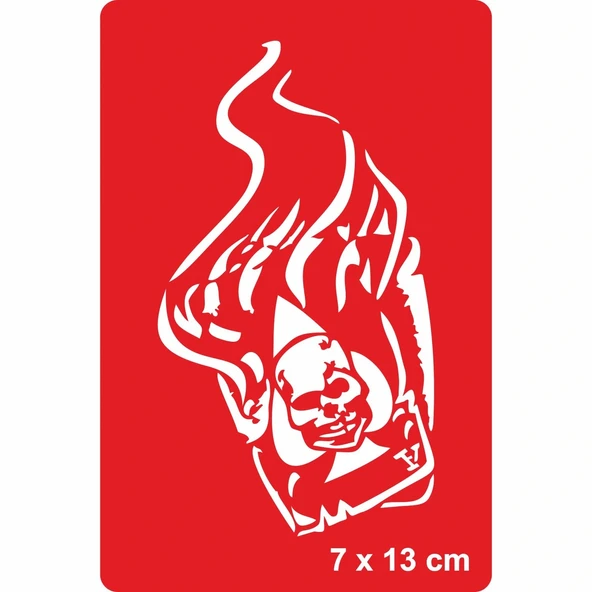 Kuru Kafa İskambil Tattoo Geçici Dövme Şablonları Kına Kalıpları ürün görseli 1