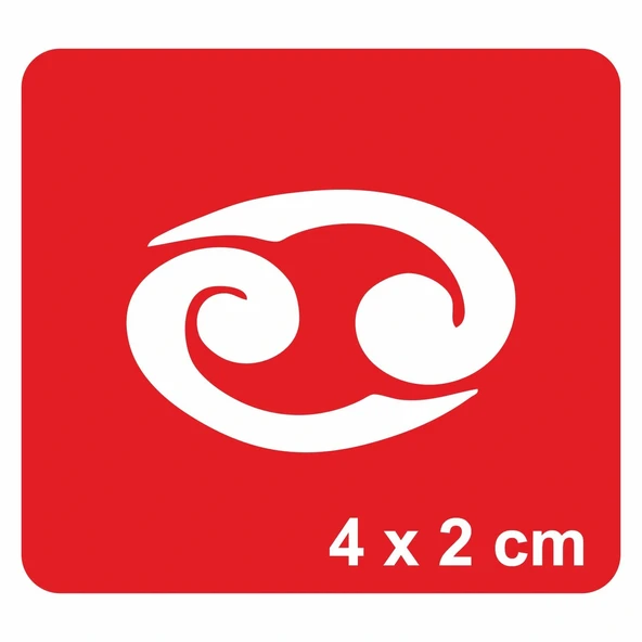 Yengeç Burcu Tattoo Geçici Dövme Şablonları Kına Kalıpları ürün görseli 1