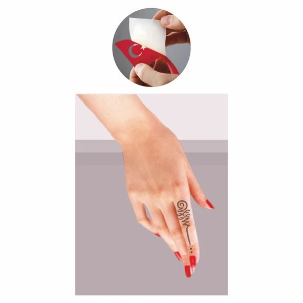 Unalome Aydınlanma Sembolü Tattoo Geçici Dövme Şablonları Kına Kalıpları - Resim 2