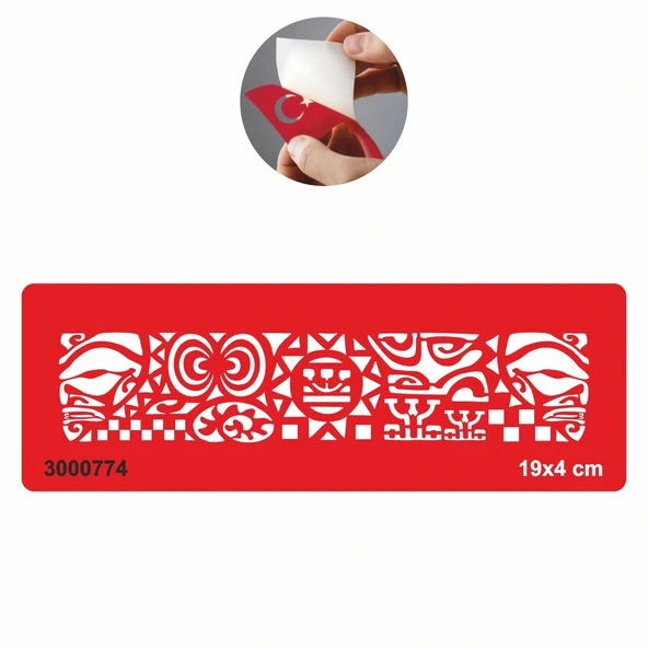 Yeni Yaşam Şerit Kol  Tattoo Geçici Dövme Şablonları Kına Kalıpları ürün görseli 1