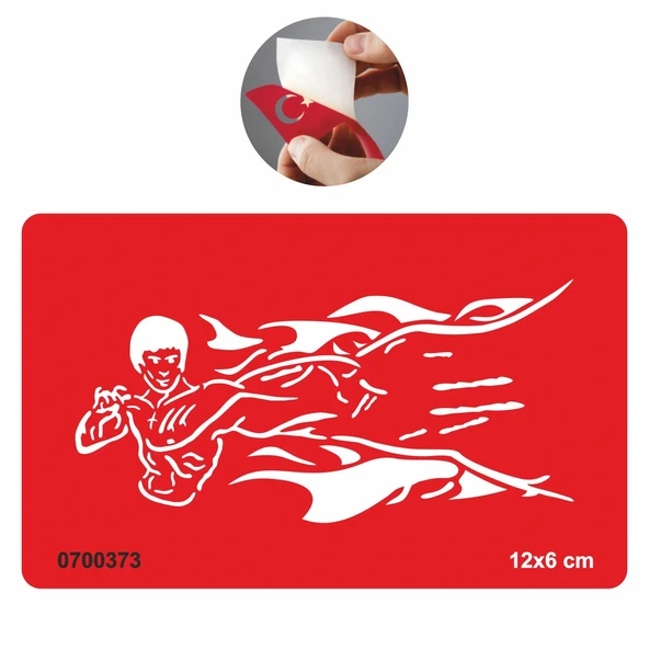 Bruce Lee Tattoo Geçici Dövme Şablonları Kına Kalıpları ürün görseli 1