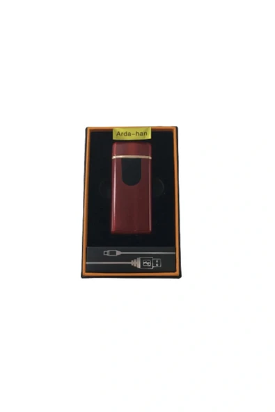 AlsepeteAvm Elektronik Alevsiz Çakmak Usb Şarjlı Dokunmatik Led Ekran - 2