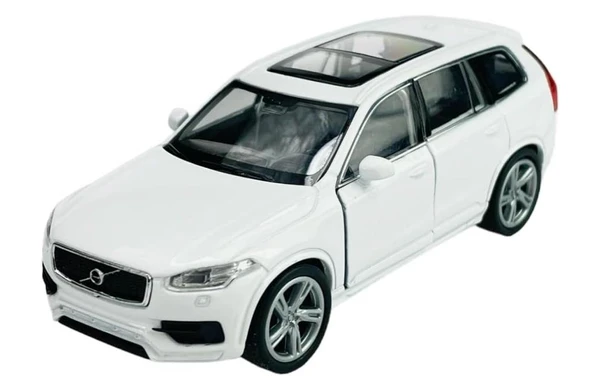 Oyuncak Metal Model Araba 1/36 Çek Bırak Beyaz Volvo XC90 - 2