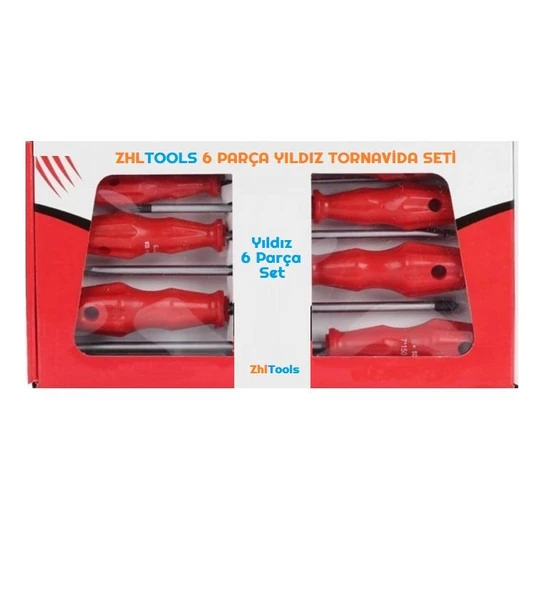 Zhltools Yıldız Tornavida Takımı 6 Parça ürün görseli