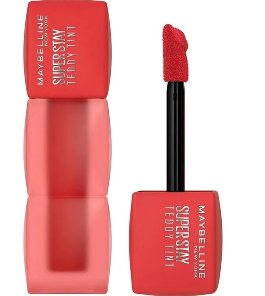 Maybelline New York Super Stay Teddy Tint Uzun Süre Kalıcı Likit Mat Tint 30 Coquettish