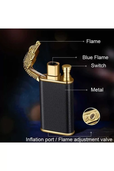 AlsepeteAvm Ejderha Alevli Lüx Turbo Çakmak - Resim 2