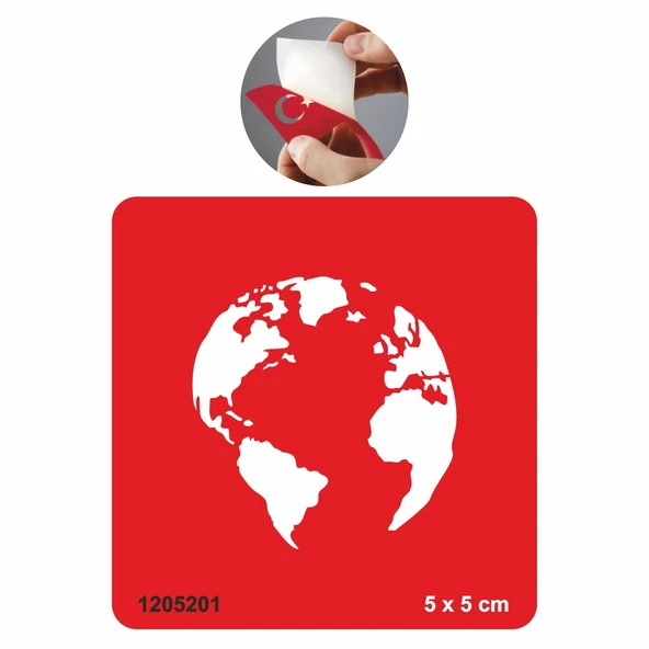 Dünya Tattoo Geçici Dövme Şablonları Kına Kalıpları ürün görseli 1