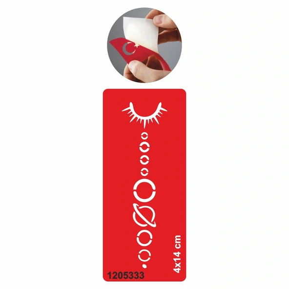 Ayın Evreleri Tattoo Geçici Dövme Şablonları Kına Kalıpları