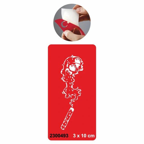 Tiryaki Kuru Kafa Tattoo Geçici Dövme Şablonları Kına Kalıpları ürün görseli 1