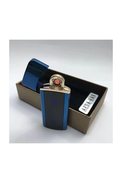 AlsepeteAvm Dokunmatik Yazılı Şarjlı Çakmak - Resim 2