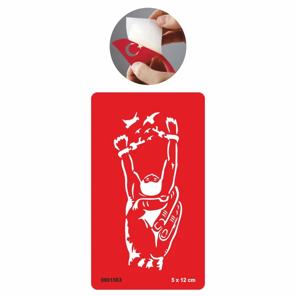 Özgür Ruh Zafer Zincir Özgürlük Tattoo Geçici Dövme Şablonları Kına Kalıpları ürün görseli 1