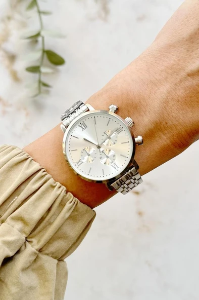 Massa Gümüş Kadın Kol Saati