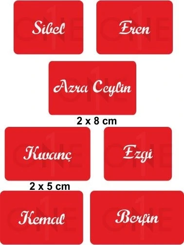 Kına İle İsim Yazma Geçici Dövme Seti Kına ve Fırça Hediyeli - 4