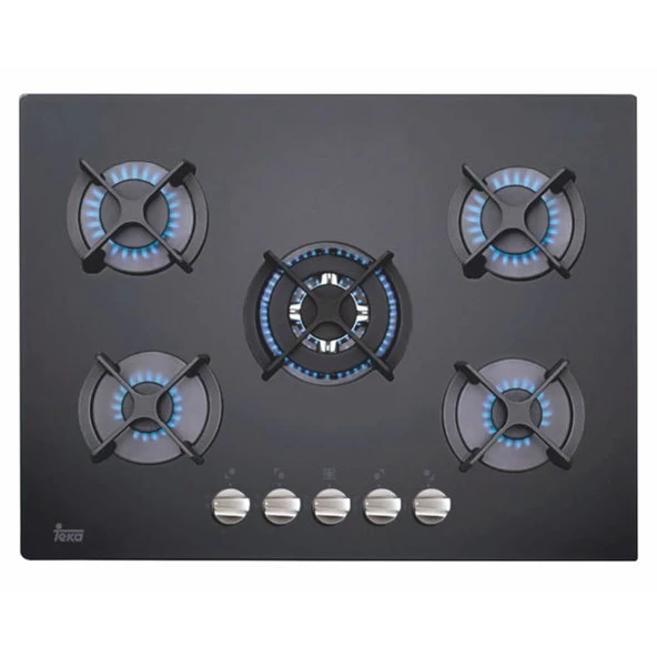 TEKA OCAK HF LUX 70 5G AI AL TR CI SİYAH (CHEF 10) - 1