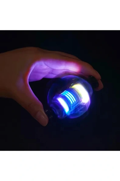 AlsepeteAvm Usb Elektrikli Şarj Edilebilir Plazma Döner Aydınlatmalı Çakmak - Resim 4