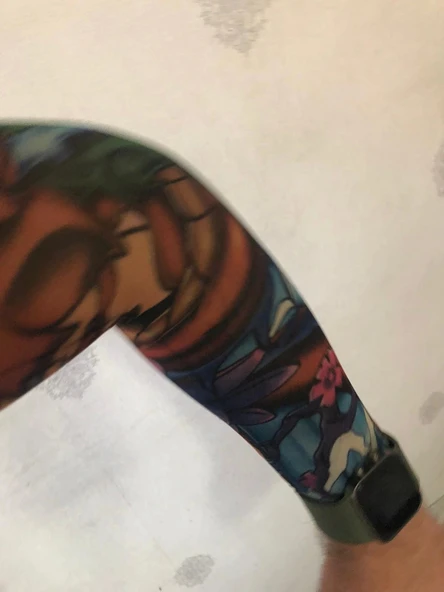 Giyilebilir Çorap Dövme Renk Dövmesi Çift Kol ürün görseli 1