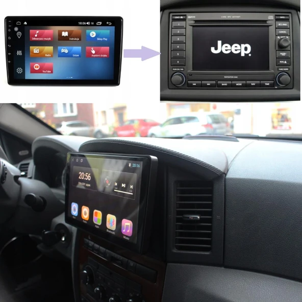 Jeep Grand Cherokee Android Multimedya Sistemi 2-32 Myway (2007-2010) ürün görseli 1