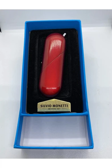 AlsepeteAvm Silvio Monetti Kırmızı Kalpli Gazlı Aşk Çakmağı ürün görseli 1