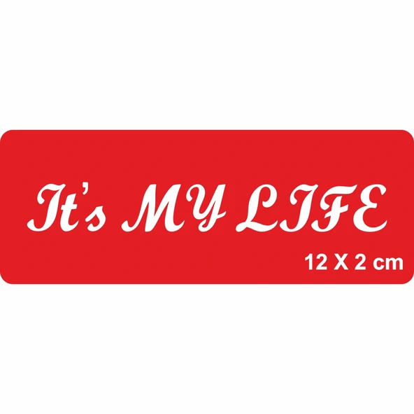 Bu Benim Hayatım Tattoo Geçici Dövme Şablonları Kına Kalıpları ürün görseli 1