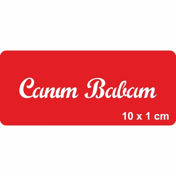 Canım Babam Yazısı Tattoo Geçici Dövme Şablonları Kına Kalıpları