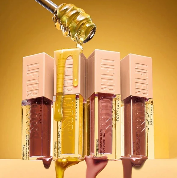 Maybelline New York Lifter Gloss Honey d Nemlendirici Dudak Parlatıcısı - 28 Maple - 3