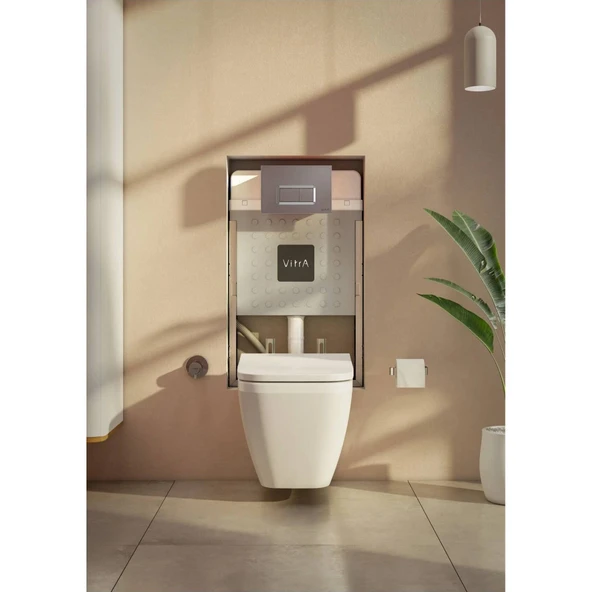 VitrA İntegre Square 7082L003-0090 Rim-ex Asma Klozet - Resim 3