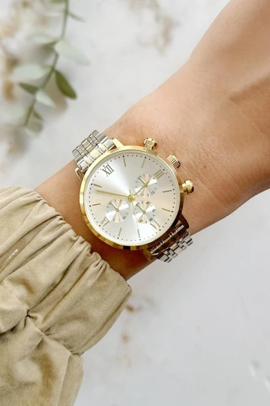 Massa Gold Gümüş Kadın Kol Saati ürün görseli 1