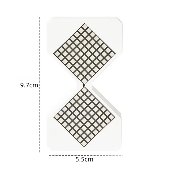 TechTic 3D Dijital Kum Saati Elektronik Kum Saati Masaüstü Zamanlayıcı Ev Ofis Dekoratif Kum Saati - Resim 5